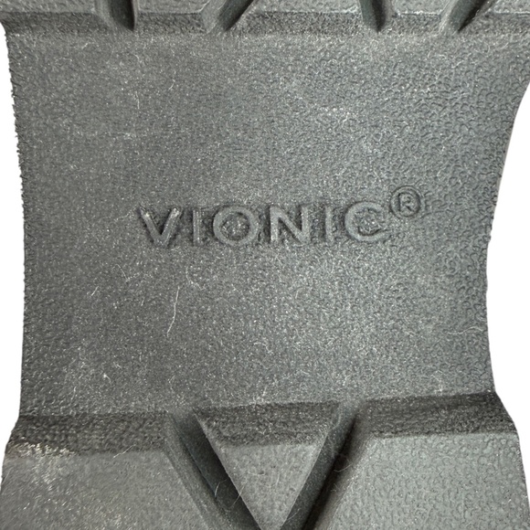 Vionic Willa Wedge Loafer Black Leather Slip On Comfort Shoe Size 11 - Picture 10 of 12